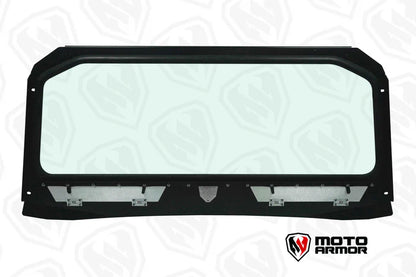 VENTED FULL GLASS WINDSHIELD FOR POLARIS GENERAL BLACK