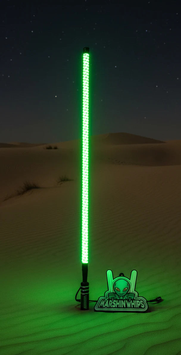 V2 BLACK OUT LED WHIP: THE ULTIMATE STEALTH SINGLE