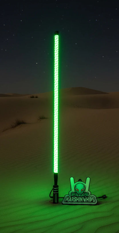 V2 BLACK OUT LED WHIP: THE ULTIMATE STEALTH SINGLE