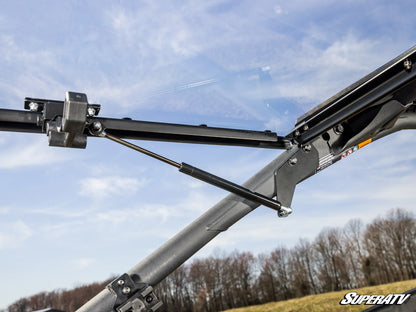 SuperATV Can-Am Maverick R Scratch-Resistant Flip Windshield