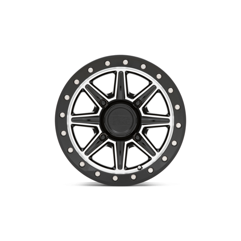 WEBB BEADLOCK GLOSS BLACK W/ MACHINED FACE 15X7 +51MM 4X137