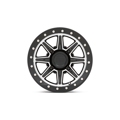 WEBB BEADLOCK GLOSS BLACK W/ MACHINED FACE 15X7 +51MM 4X137