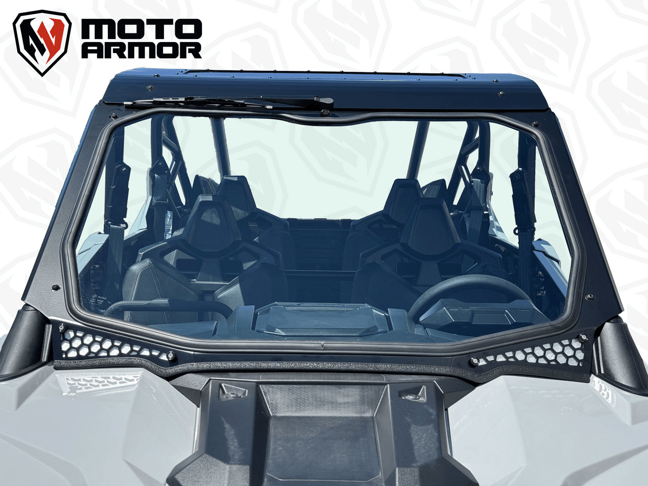 MOTO ARMOR PRO MAX VISIBILITY FULL GLASS WINDSHIELD