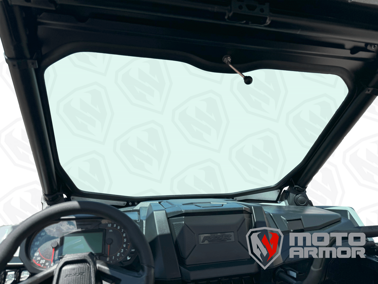 MOTO ARMOR PRO MAX VISIBILITY FULL GLASS WINDSHIELD
