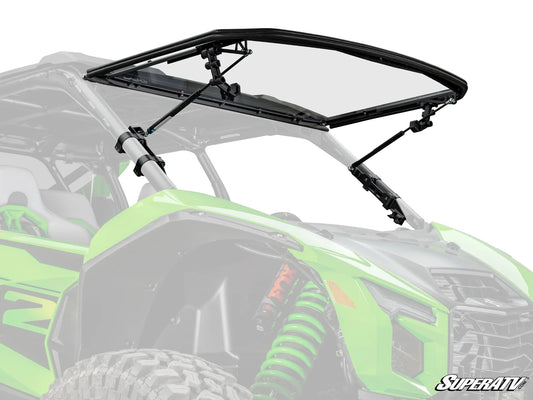 KAWASAKI TERYX H2 SCRATCH-RESISTANT FLIP WINDSHIELD