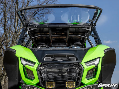 KAWASAKI TERYX H2 SCRATCH-RESISTANT FLIP WINDSHIELD