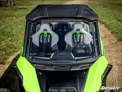 KAWASAKI TERYX H2 SCRATCH-RESISTANT FLIP WINDSHIELD