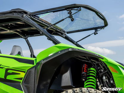 KAWASAKI TERYX H2 SCRATCH-RESISTANT FLIP WINDSHIELD