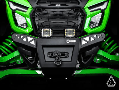Assault Industries Kawasaki Teryx H2 Winch-Ready Aluminum Plate Front Bumper