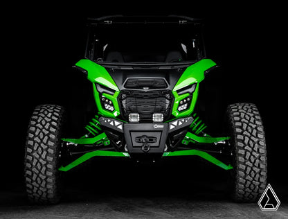 Assault Industries Kawasaki Teryx H2 Winch-Ready Aluminum Plate Front Bumper