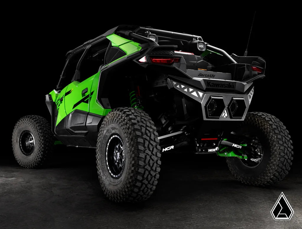 Assault Industries Kawasaki Teryx H2 Aluminum Plate Rear Bumper