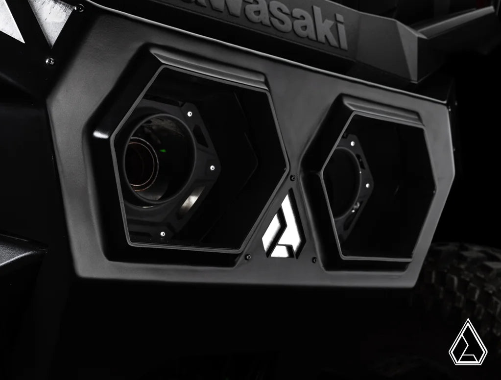 Assault Industries Kawasaki Teryx H2 Aluminum Plate Rear Bumper