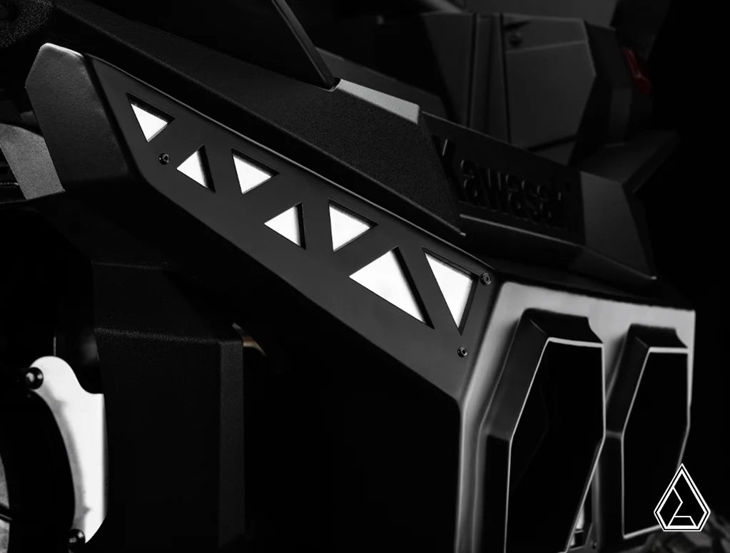 Assault Industries Kawasaki Teryx H2 Aluminum Plate Rear Bumper
