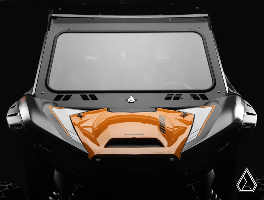 ASSAULT INDUSTRIES KAWASAKI TERYX KRX 1000 GLASS WINDSHIELD