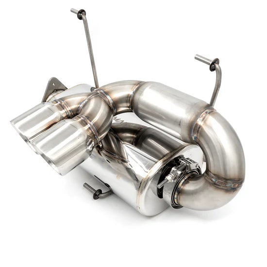 RZR PRO-R CENTER EXIT SLIP ON EXHAUST W/ DUAL 3.0" TIP