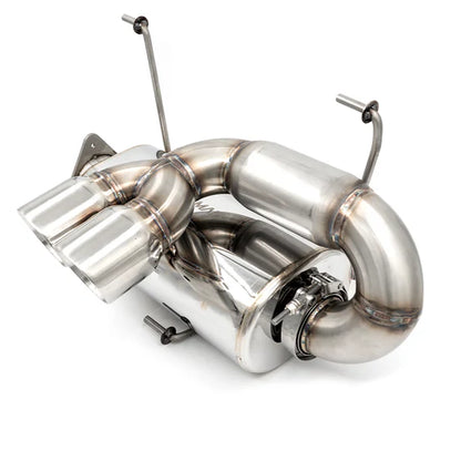RZR PRO-R CENTER EXIT SLIP ON EXHAUST W/ DUAL 3.0" TIP
