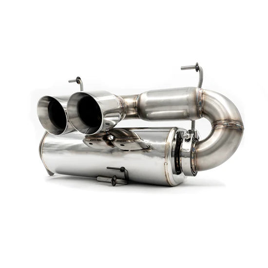 RZR PRO-R CENTER EXIT SLIP ON EXHAUST W/ DUAL 3.0" TIP