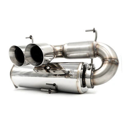 RZR PRO-R CENTER EXIT SLIP ON EXHAUST W/ DUAL 3.0" TIP