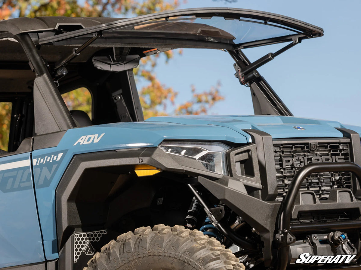 SuperATV Polaris Xpedition MaxDrive Power Flip Windshield
