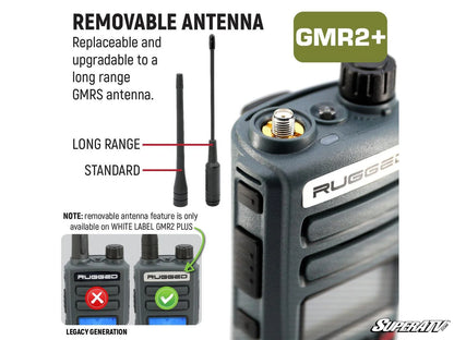 RUGGED RADIOS RUGGED GMR2 PLUS-GMRS AND FRS TWO-WAY HANDHELD RADIO