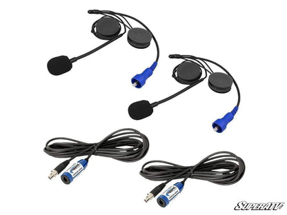RUGGED RADIOS RUGGED WIRED / STX STEREO HELMET KIT WITH ALPHA AUDIO SPEAKER AND MIC
