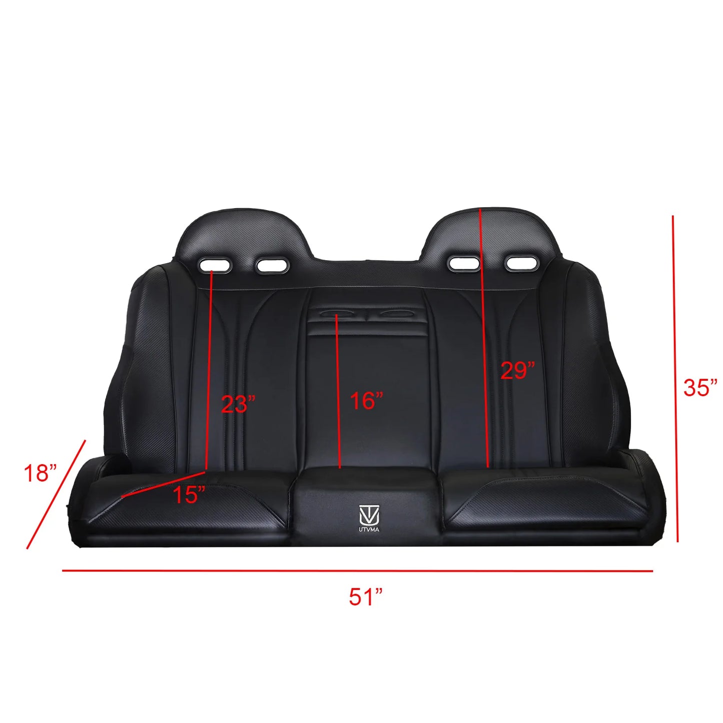 RZR 4 PRO (TURBO R, PRO R, PRO) REAR BENCH SEAT W/ HARNESSES (2020-2025)