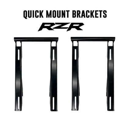 RZR PRO FRONT SUSPENSION BUCKET SEATS WITH QUICK MOUNT BRACKETS