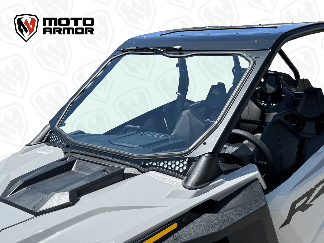 MOTO ARMOR PRO MAX VISIBILITY FULL GLASS WINDSHIELD