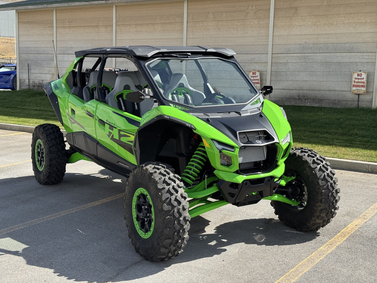 KAWASAKI TERYX H2 FULL GLASS WINDSHIELD