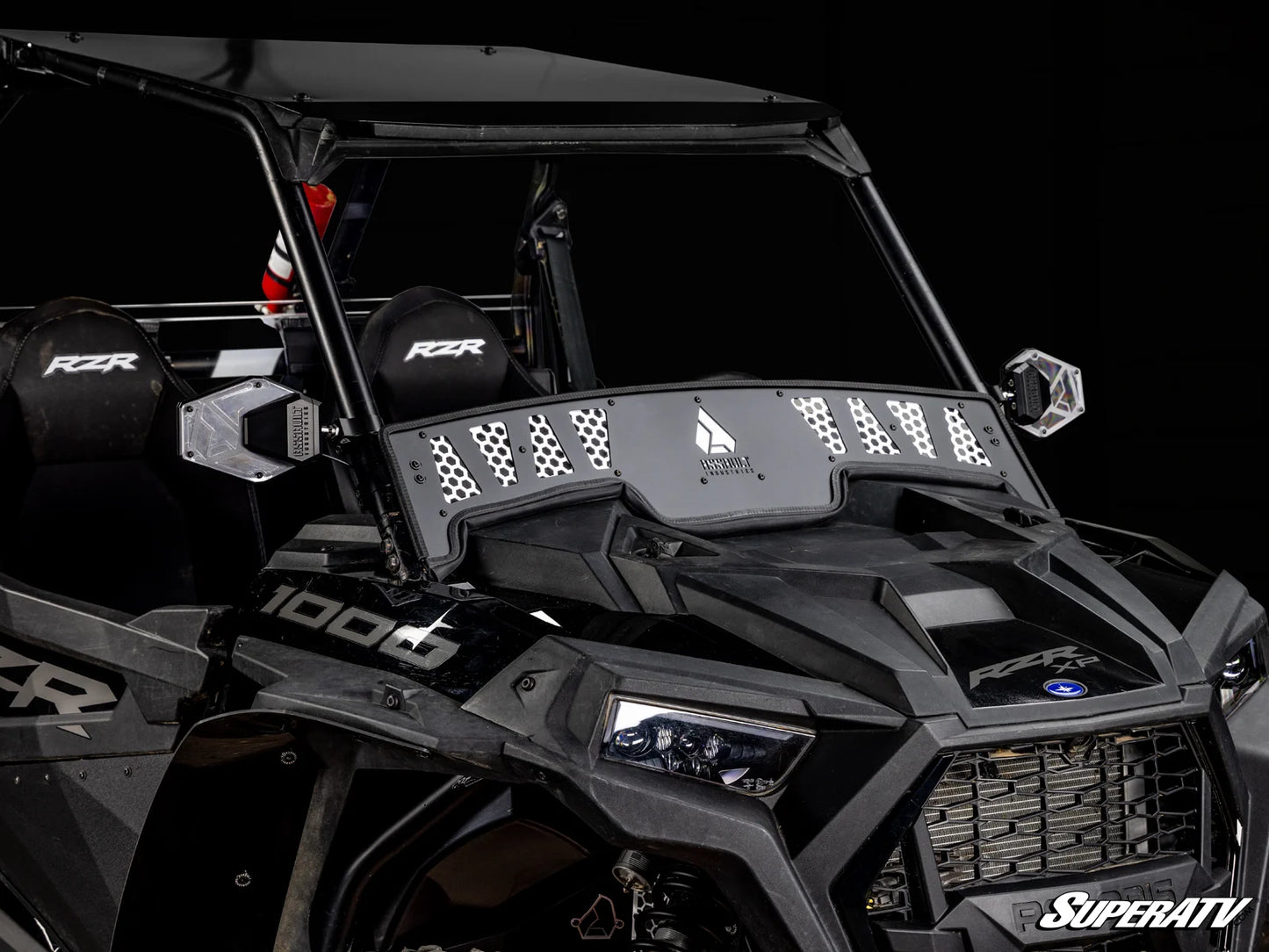 ASSAULT INDUSTRIES LED LIGHTED B2C CONVEX SIDE MIRRORS