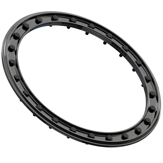 VBR10 UTV WHEEL BEADLOCK RING - BRUSHED GUNMETAL