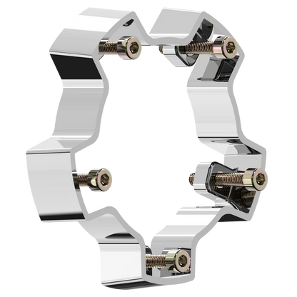 VCAP2 CENTER CAP RISER CHROME