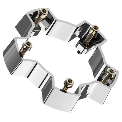 VCAP2 CENTER CAP RISER CHROME