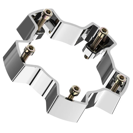 VCAP2 CENTER CAP RISER CHROME