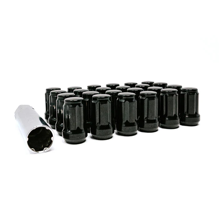 12X1.50 SPLINE 6 LUG KIT 1.38" BLACK