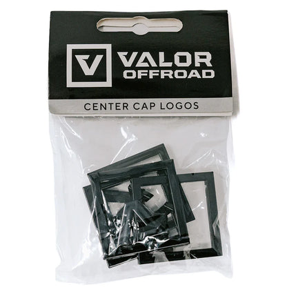 CENTER CAP LOGO KIT BLACK