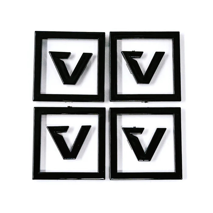 CENTER CAP LOGO KIT BLACK